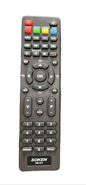 รีโมท-กล่องดิจิตอลทีวี-soken-db-331-remote-soken-db-331-มีบริการเก็บเงินปลายทาง