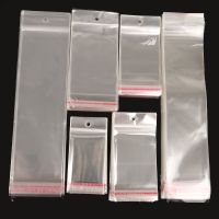 【CC】 Wholesale 100pcs/lot Adhesive Plastic Storage OPP Poly Pack Retail With Hole