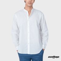 zhouyiping GALLOP : CASUAL MANDARIN COLLAR SHIRT เสื้อเชิ๊ตคอจีนแขนยาว รุ่น GW9024 สี