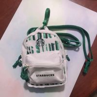 Starbuck 2021สีสันฤดูใบไม้ผลิสมาชิก Star ของขวัญกระเป๋าสีขาวสีเขียว Mini Messenger กระเป๋าขนาดเล็กกระเป๋านักเรียน Starbuck Tumblers อื่นๆ Starbuck เรือธง Store ฟิลิปปินส์ Starbuck สิงคโปร์อย่างเป็นทางการ