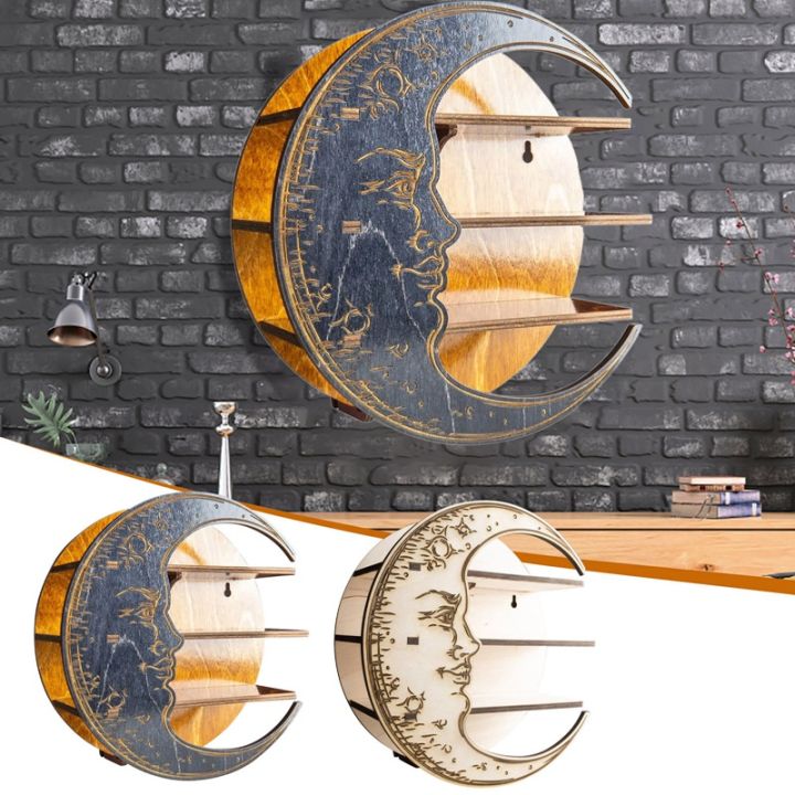wall-mounted-crystal-display-essential-oil-shelf-crescent-moon-shelf-wooden-moon-holder-wall-decor-for-bedroom