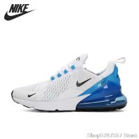 RT HOT ✅Original ΝK* Ar* IMaix- 270 Mens Casual Sports Shoes Outdoor Comfortable Running Shoes AH8050 White and Blue (Free Shipping)