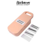 Alechaung เครื่องสไลด์ผักผลไม้ เครื่องหั่นผักผลไม้ ที่สไลด์ผักผลไม้ เครื่องซอยผัก ที่สไลด์ พร้อมใบมีด ชุดอุปกรณ์หั่นผักผลไม้ เครื่องหั่นซอย