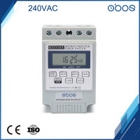 OBOS beautiful appearance 220V digital weekly timer white timer switch with 10 times onoff per day time set range 1min-168H