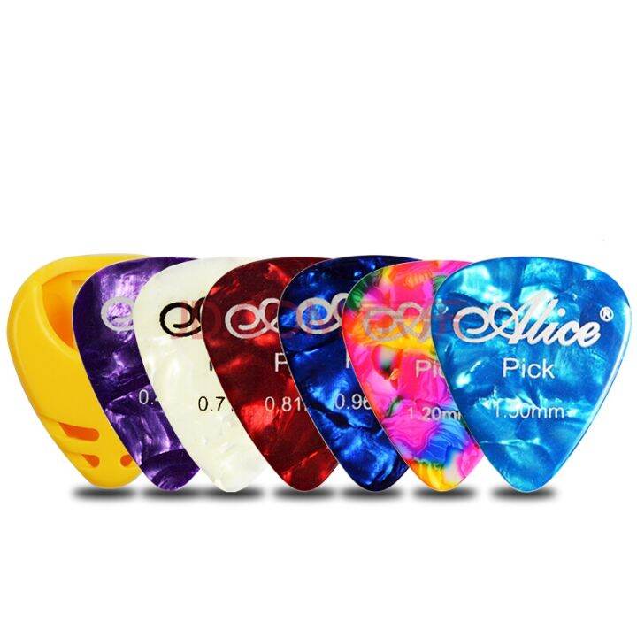 6-pcs-guitar-picks-celluloid-picks-guitar-accessories-free-pick-holder-guitarra-parts