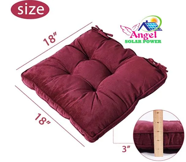 Thicken Tufted Cushion, Square Seat Cushion Corduroy Chair Pad Pillow Seat  Soft Tatami Floor Cushion for Yoga Meditation Living Room Balcony Office