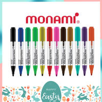 ปากกาไวท์บอร์ด WhiteBoard Monami SigmaFlo Liquid Marker รุ่น 220 หัวกลม แบบเซ็ต