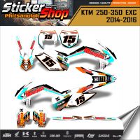 sticker KTM 250 - 350 EXC 2014-2016 No.4