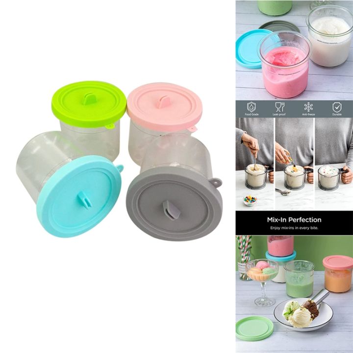 Ninja NC299AMZ CREAMi Ice Cream Maker, for Gelato, Mix-ins, Milkshakes,  Sorbet & Pints 4 Pack, Compatible with NC299AMZ & NC300s Series Creami Ice