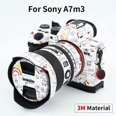 2สำหรับผิว A7iii A7R3สติกเกอร์ห่อผิวกล้องสติกเกอร์ป้องกันรอยขีดข่วนสติกเกอร์สีเงินสีมากขึ้น