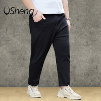 ร้อน, ร้อน★VSheng Big Size Pants For Men Plus Size Seluar Lelaki Elastic Men Business Casual Trouser