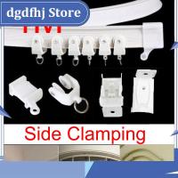 Dgdfhj Shop 4M Curtain Rail Track Side Clamping Flexible Ceiling Mounted For Windows Plastic Bendable Straight Pole Accessories