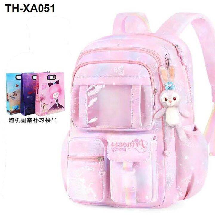 new-primary-school-students-schoolbags-for-grades-one-two-to-six-large-capacity-girls-cute-high-value-junior-high-backpacks