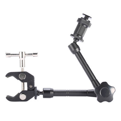 11 Inch Adjustable Friction Articulating Magic Arm + Super Clamp for SLR LCD Monitor LED Flash Light Camera Accessories