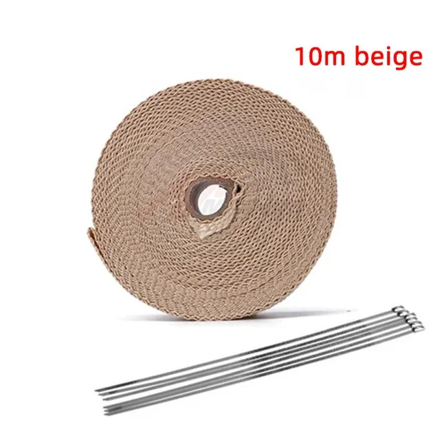 1.5Mm*50Mm*5M 10M 15M Heat Exhaust 10M Pipe Heat Shield Thermo Turbo