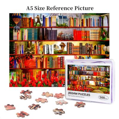 Bedtime Stories Wooden Jigsaw Puzzle 500 Pieces Educational Toy Painting Art Decor Decompression toys 500pcs