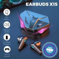 X15 TWS Wireless Earphone 5.3 bluetooth Headphone 65ms Low Latency Earbud Esport Gaming Headset Gamer with Mic For xiaomi iphone Over The Ear Headphon