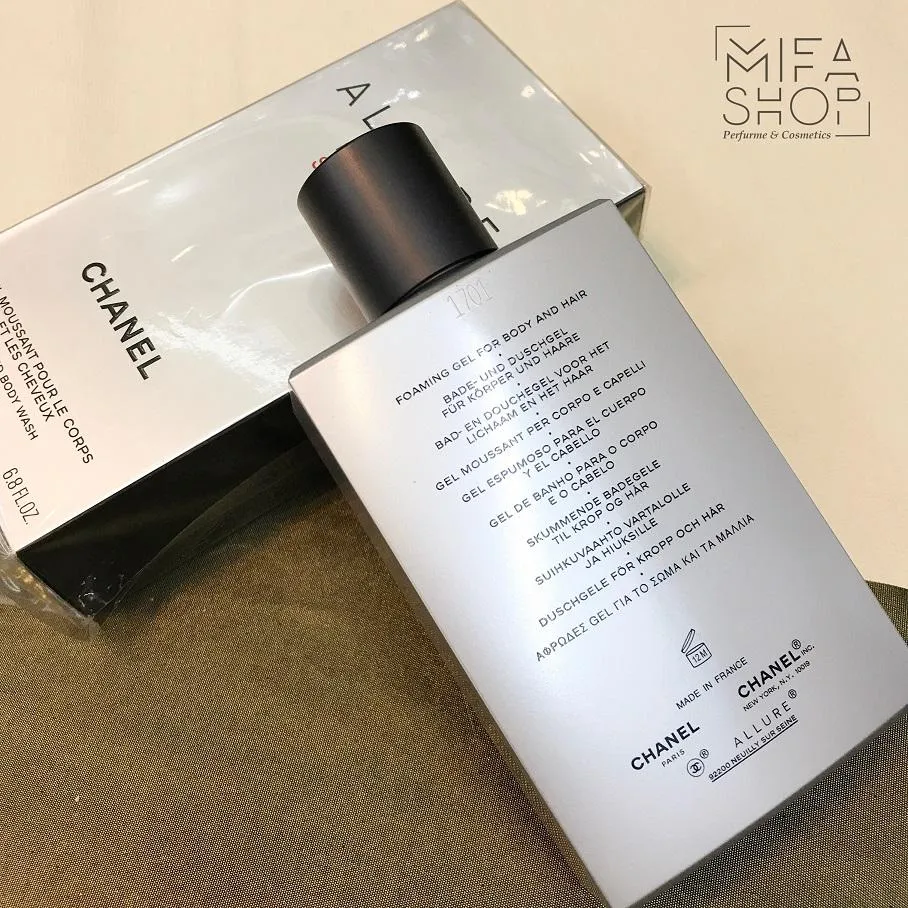 HCM]Sữa tắm nước hoa CHANNEL allure homme sport hair & body wash 200ml |  