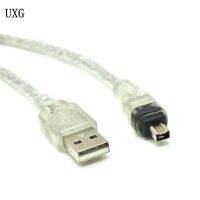 USB ชายกับ Firewire 1394 4ขาชาย ILink อะแดปเตอร์สายไฟ Firewire 1394สายเคเบิ้ลสำหรับ DCR-TRV75E DV กล้องเคเบิ้ล120เซนติเมตร