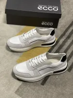 Original Ecco mens Sports running shoes sneaker Outdoor shoes Casual shoes Cow leather shoes SHY410009