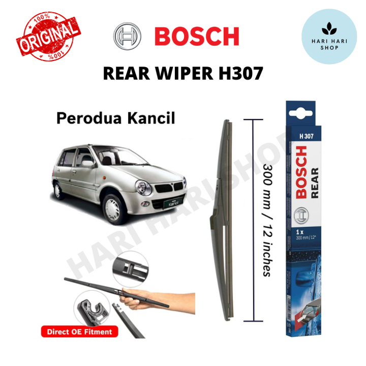 Original Bosch H307 Rear Wiper for Perodua Kancil Lazada