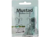 เบ็ด 3 ทาง MUSTAD JAWLOCK TRIPLE GRIP TG76BLN - Size 4 6 8