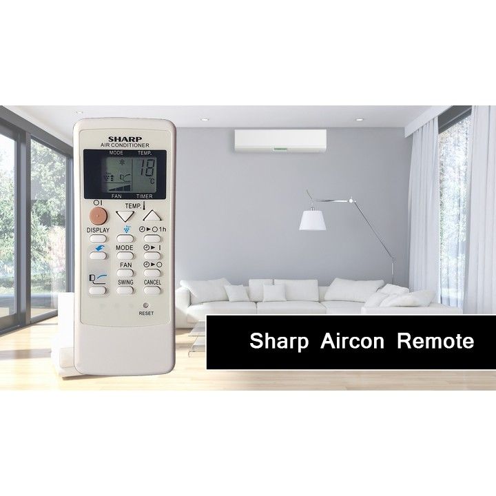 Sharp Aircon รีโมทคอนโทรล Sharp Remote CRMC-A751JBEZ