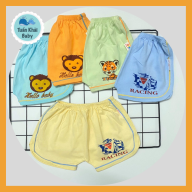 Quần áo trẻ em - Combo 5 quần đùi cotton Thể Thao Màu Nhạt SUSU cho bé size từ 5-23kg (hàng xưởng may Việt Nam) thumbnail