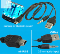 Deng USB2.0สายชาร์จไปยัง mini USB ชาย3.5มม.JACK plug Audio Bluetooth CABLE