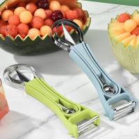 Kitchen Peeler Stainless Steel Fruit Peeler 6 in 1 Fruits Core Remover Melon Peeler Kitchen Gadgets Graters  Peelers Slicers