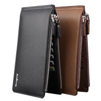 [COD] baellerry casual multi-card long mens cross multi-functional ultra-thin bank card bag wholesale