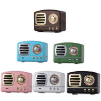 HM11 Retro Speaker Mini 3D Stereo Wireless Portable Subwoofer Bluetooth-compatible Speaker Support USB TF Card