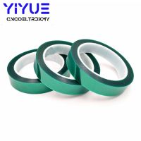 33M x 5/8/10/12/15/20/25MM Green High Temperature Resistant Tape Polyimide PET Tape For Electric Task/grills/powder coating