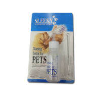 SLEEKY สลิคกี้ ขวดนมลูกแมว ลูกสุนัข (ขวด+จุก+แปรง) ขนาด บรรจุ 50 cc.