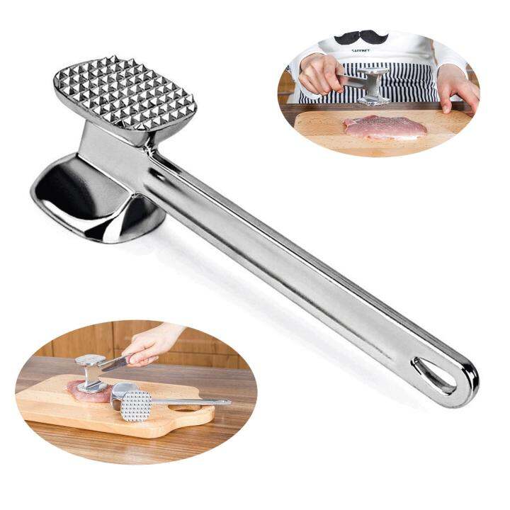 KaisaVilla Steel Meat Tenderizer Steak Mallet Hammer Kitchen Tool For ...