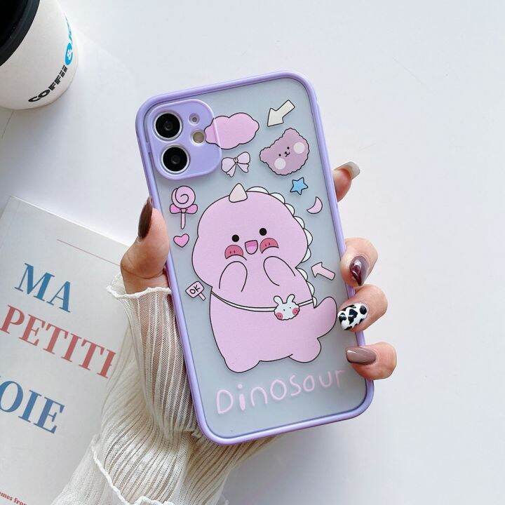 เคสขอบสีการ์ตูน-สวยๆเคสกันรอยกล้อง-11-7plus-8plus-11promax-6-6s-7-8-se-2020-6plus-11pro-x-xr-xsmax-825