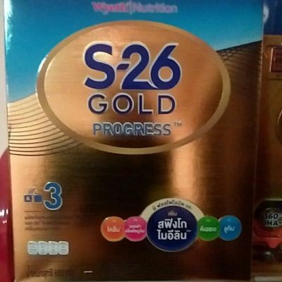 S-26 PROGRESS GOLD 3 รสจืด กลิ่นวานิลล ขนาด 600 กรัม EXP. 17/11/2021