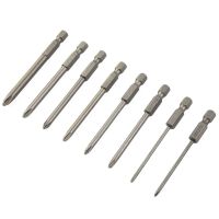 Multi Functional Magnetic Cross Head Screwdriver Bit Set (8 Pieces 1/4 Inch Hex Shank) for Electric and Manual Tools Screw Nut Drivers