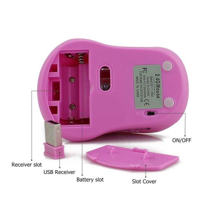 เมาส์ออปติคอลไร้สาย-usb-ขนาดเล็ก-แบบพกพา-2-4ghz-ลาย-hello-kitty-สีชมพู-เมาส์ไร้สาย-มีแบตในตัว-ปุ่มเงียบ-มีปุ่มปรับความไวเมาส์-dpi-800-1200-1600-wireless-mouse-เมาส์น่ารักๆ-เมาส์การ์ตูน