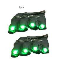 ¤✎ LED Gloves Party Light Gloves Exposed Finger Riding Breathable Outdoor Sports Lighting Night Fishing Light Half Finger Gloves