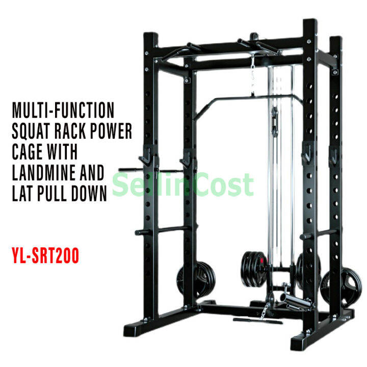 [UPGRADED] SellinCost Power Rack Squat Rack Chin Up DIP 2Yr Warranty
