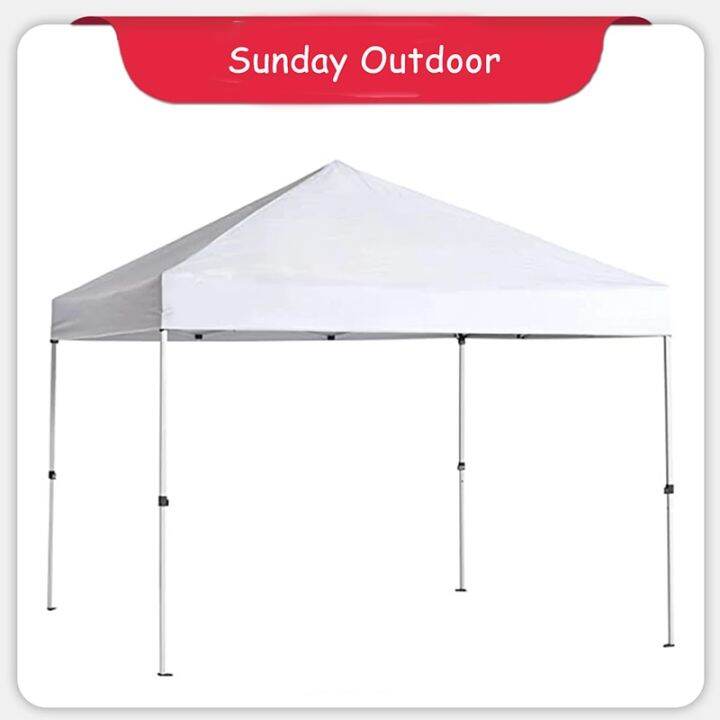 10X10 Feet Ez Pop Up Canopy, Outdoor Canopies Instant Party Tent White ...