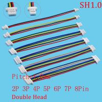 10Pcs 28AWG JST SH1.0mm 2-8Pin Femele to Female Cable Wire Connector Pitch 1mm 2/3/4/5/6/7/8P Double Head Electronic Line 100MM