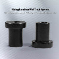 Wall Track Spacer 4 ชิ้นฮาร์ดแวร์ประตูยุ้งข้าวเลื่อน Wall Track Spacers ตัวเชื่อมต่อเหล็กคาร์บอนอุปกรณ์เชื่อมต่อ