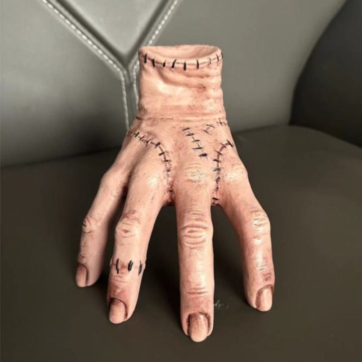 Wednesday Thing hand figure 