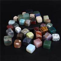 1-5 Piece Natural Tumbled Rock Bulk Nugget Square Shape Agat Jaspers Minerals For Home Chakra Healing Stone Fish Tank Decoration