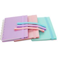 Fromthenon Candy Color A5 Notebook Elastic Band Planner Multifunctional Silicone Strap Portable and Easy To Use Office Supplies Note Books Pads