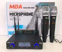 ? MBA ไมค์ลอย  UHF รุ่น MIC-888A U1 ไมค์ลอยคู่ ? ระบบUHF ไร้สาย รับได้ไกล ดูดเสียงดี