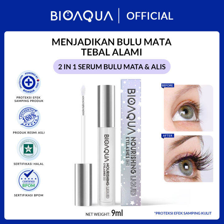 BIOAQUA Nourishing Liquid Eyelashes 9ml Eye Lash Serum Bulu Mata Dan ...