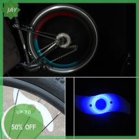 ?【Lowest price】Jay ไฟล้อจักรยานแบบก้านน้ำหนักเบากันน้ำไฟ LED ยางรถจักรยานไฟกระพริบสีเตือนอุปกรณ์เสริมสำหรับจักรยาน